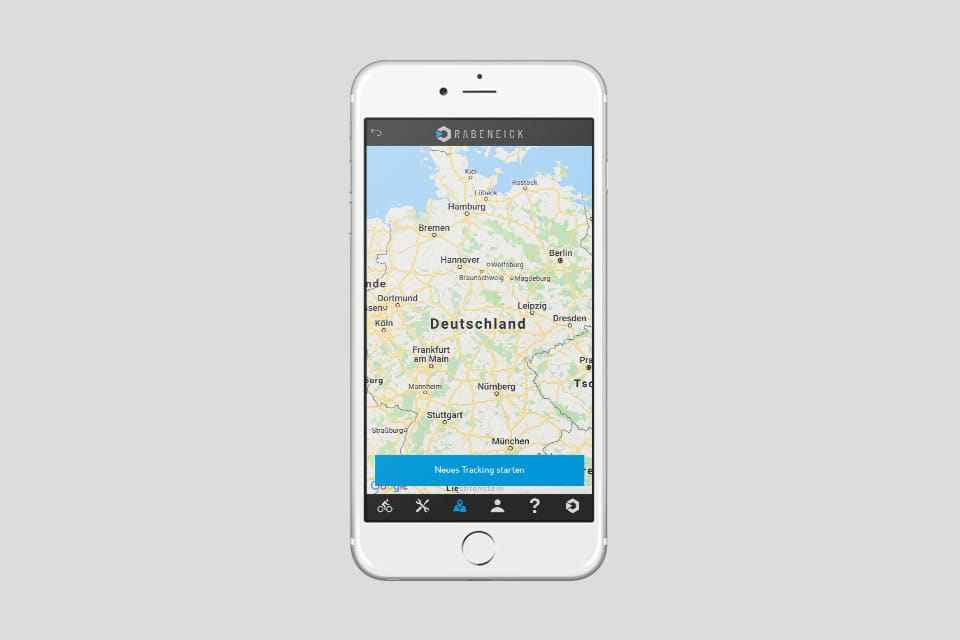 Strecken tracken – Bike App 