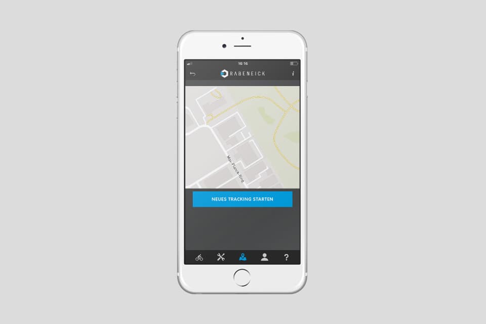 Strecken tracken – Bike App